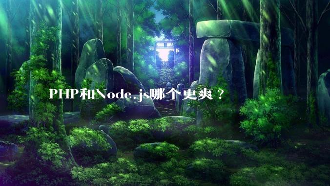 PHP和Node.js哪个更爽?